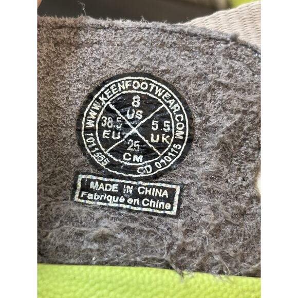 Keen Cypress Sandals Womens 8 Tan Gray Closed Toe Arch Support EVA Footbed Sport - Picture 5 of 7